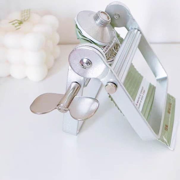 Toothpaste Squeezer, Full Metal Tube Squeezer Toothpaste Dispenser Tool Multi...