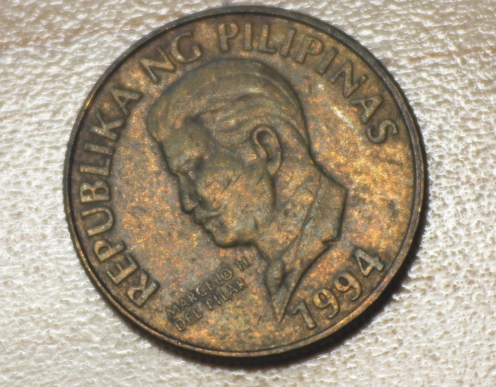 1994 Philippines 50 Sentimos Monkey-eating Eagle