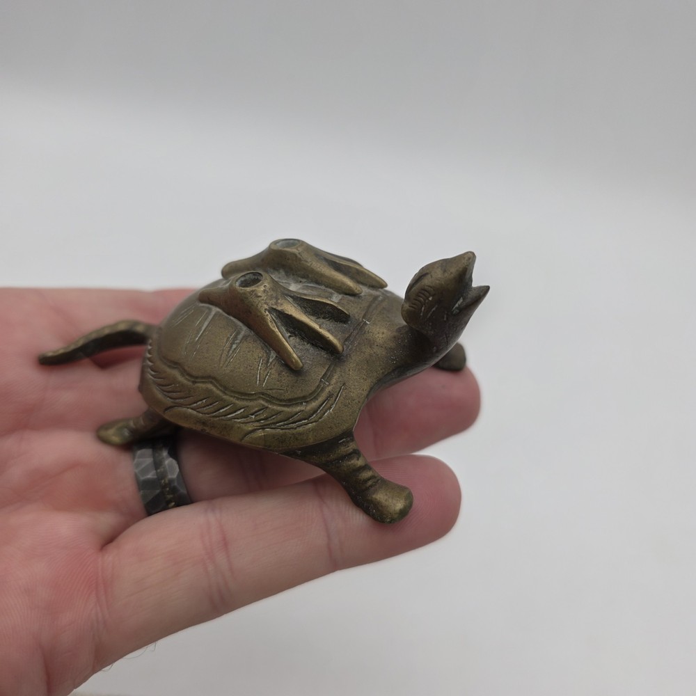 Vintage Bronze / Brass Turtle 3"