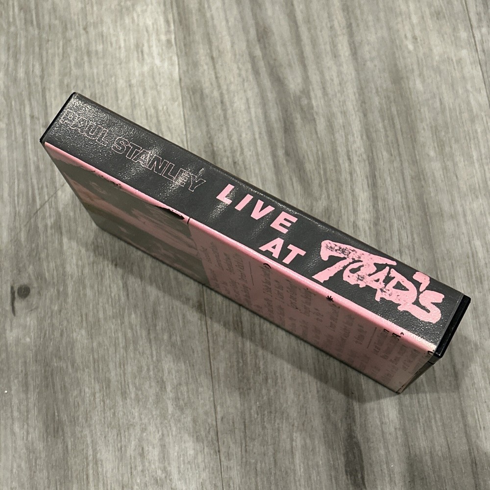 PAUL STANLEY SOLO TOUR NEW HAVEN CT. 3/12/89 VHS Live At Toad’s RARE