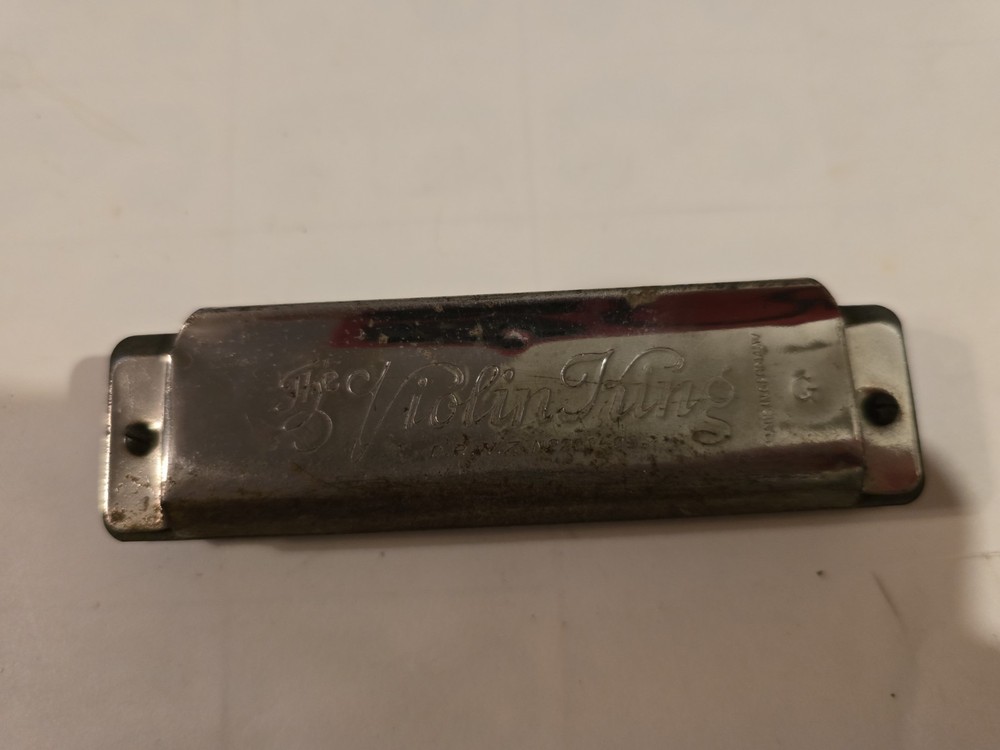 Vintage The Bandmaster Deluxe Gromatic And Violin King Harmonica