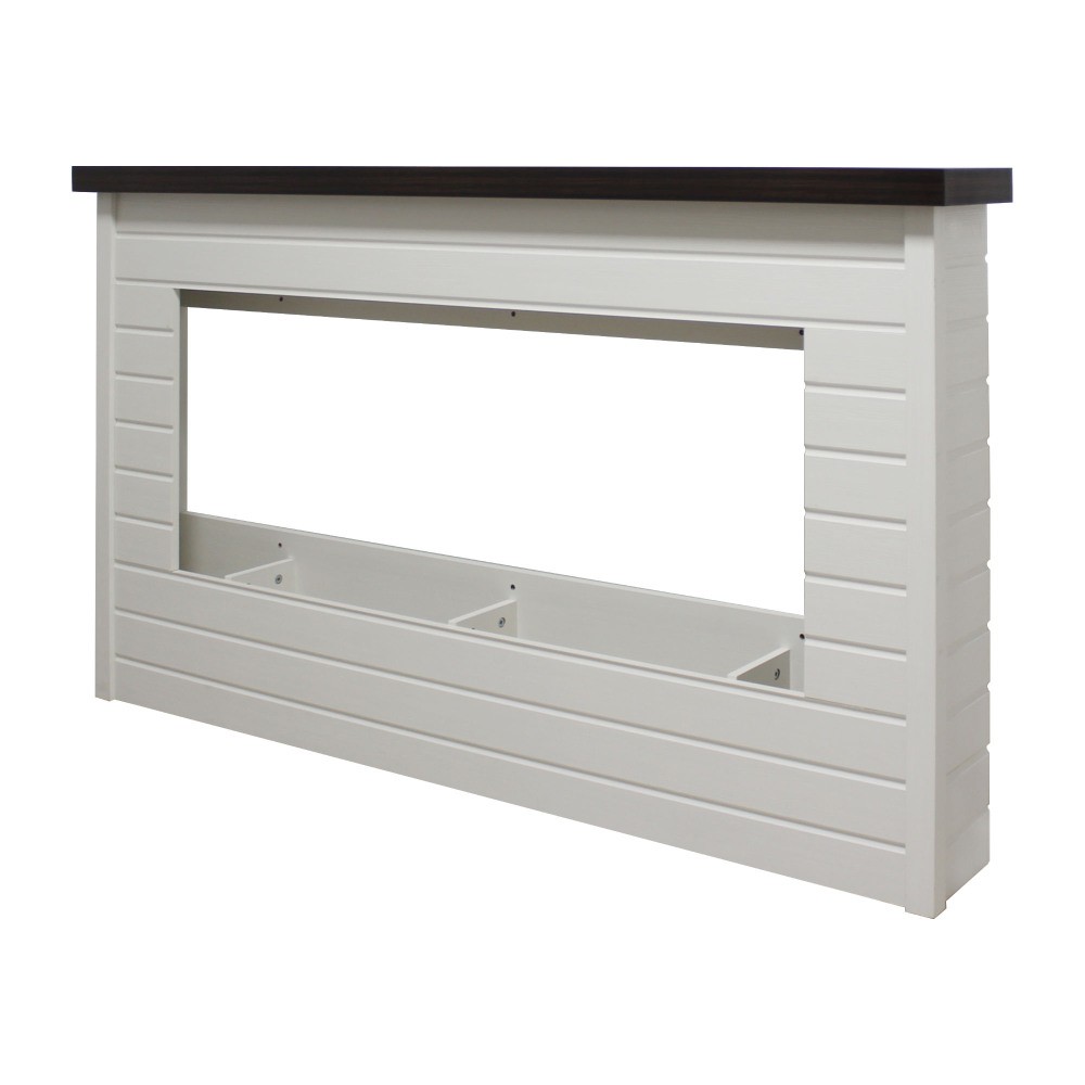 1400W Electric Fireplace Insert with Mantel, Remote & Timer