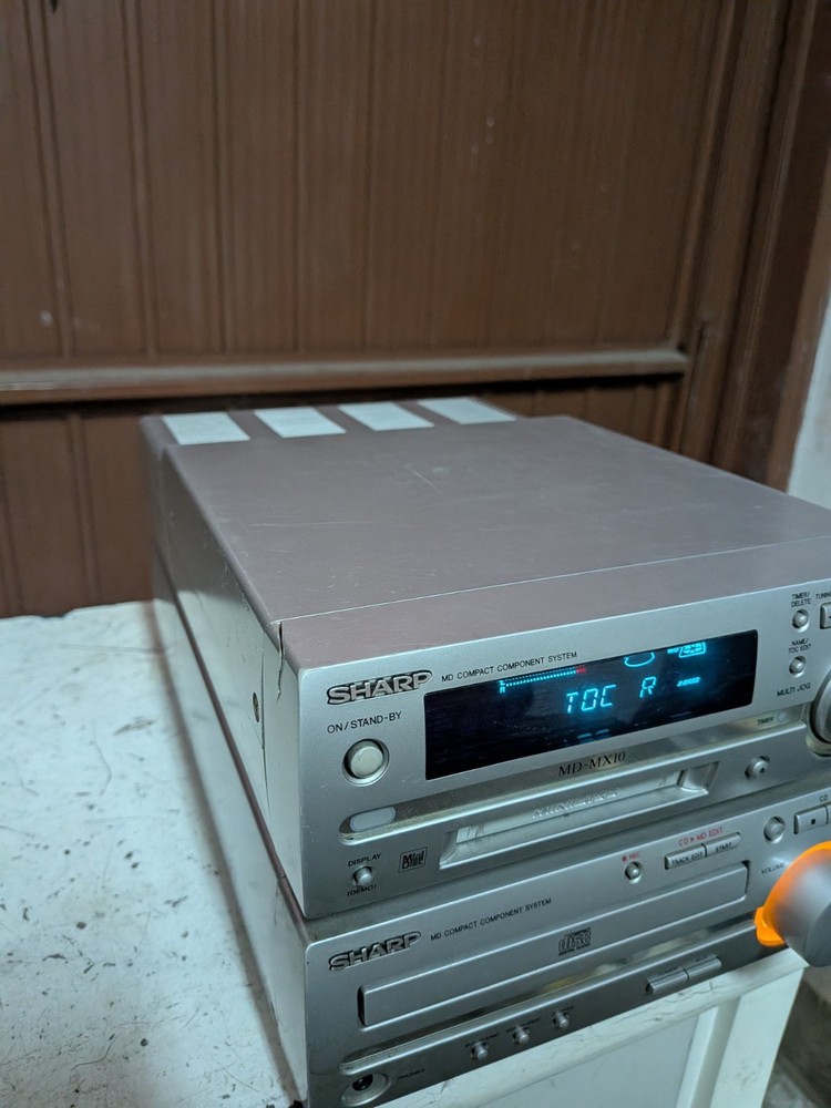 Sharp MD-MX10H MiniDisc CD Compact Hi-Fi System - Fully Tested & Working