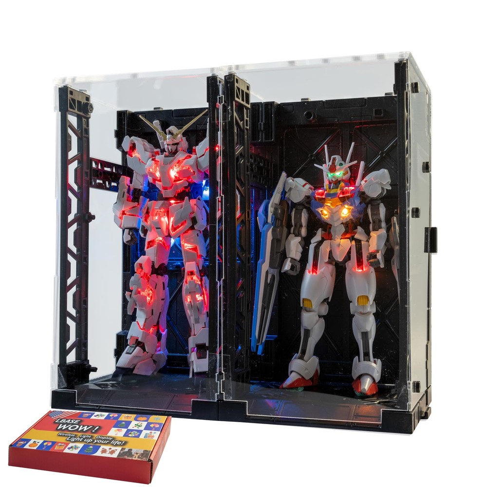GEN 5th Wireless LED Light Kit for Gundam Models, with Interlocking Display B...