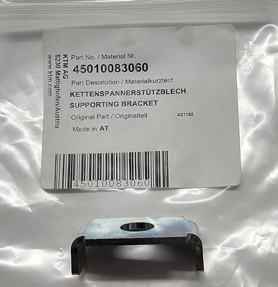 45010083060 SUPPORTING BRACKET/ CHAIN ADJUSTER BRACKET SX