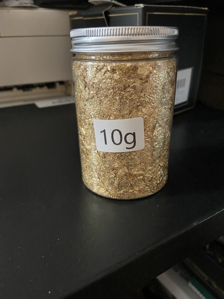 imitation Gold Leaf Flakes Approximately 10 G