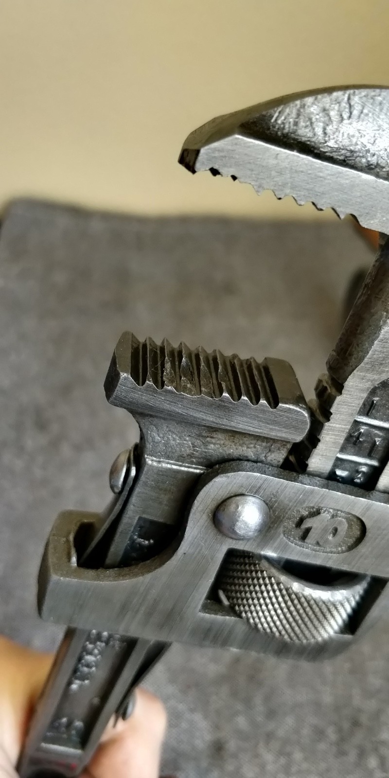 3 vintage German Made Pipe Wrenches