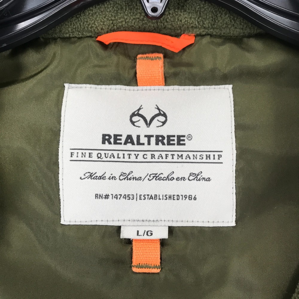 Real Tree Hunting Jacket Large Camo