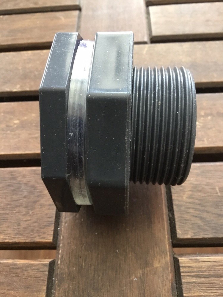 1” HD Bulkhead Fitting [SOCKET ENDS] For Aquariums, Aquaponics