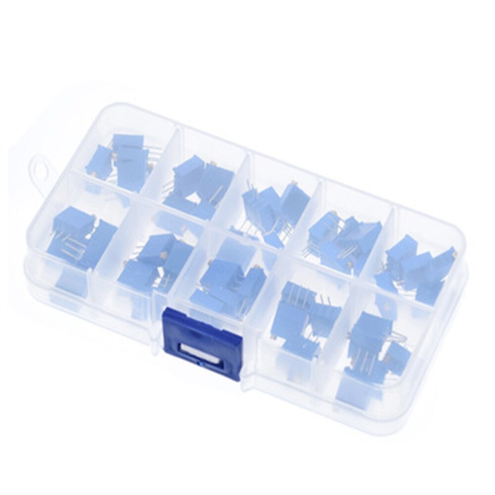 50pcs 3296W Multi-turn trimmer potentiometer