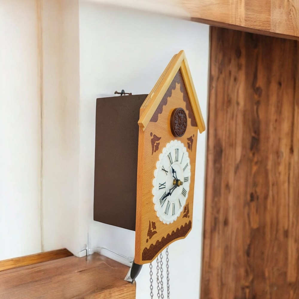 Soviet Vintage Cuckoo Clock, USSR clock, Wooden clock, Soviet working clock, Wor