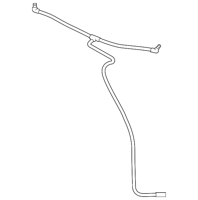 Genuine GM Windshield Washer Nozzle Hose 22756332