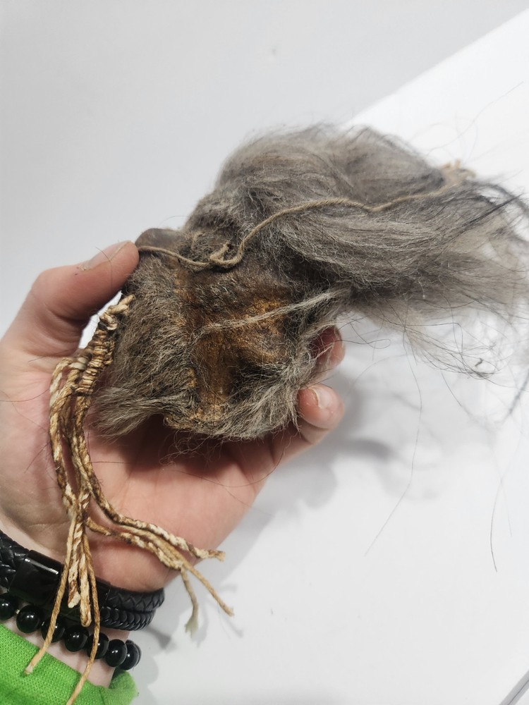 Shrunken Head, Oddities Curiosities,wierd Medium Used