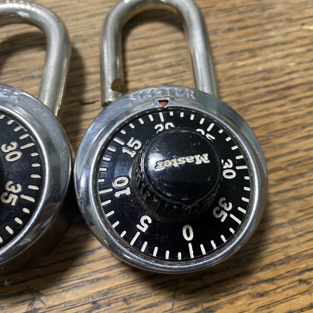Master Lock Combination Locks set of 2 same combination