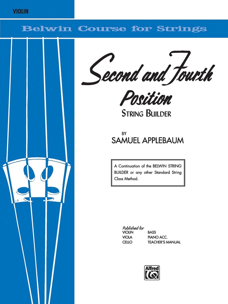 Second and Fourth Position String Builder: Violin (Belwin Course for Strings)