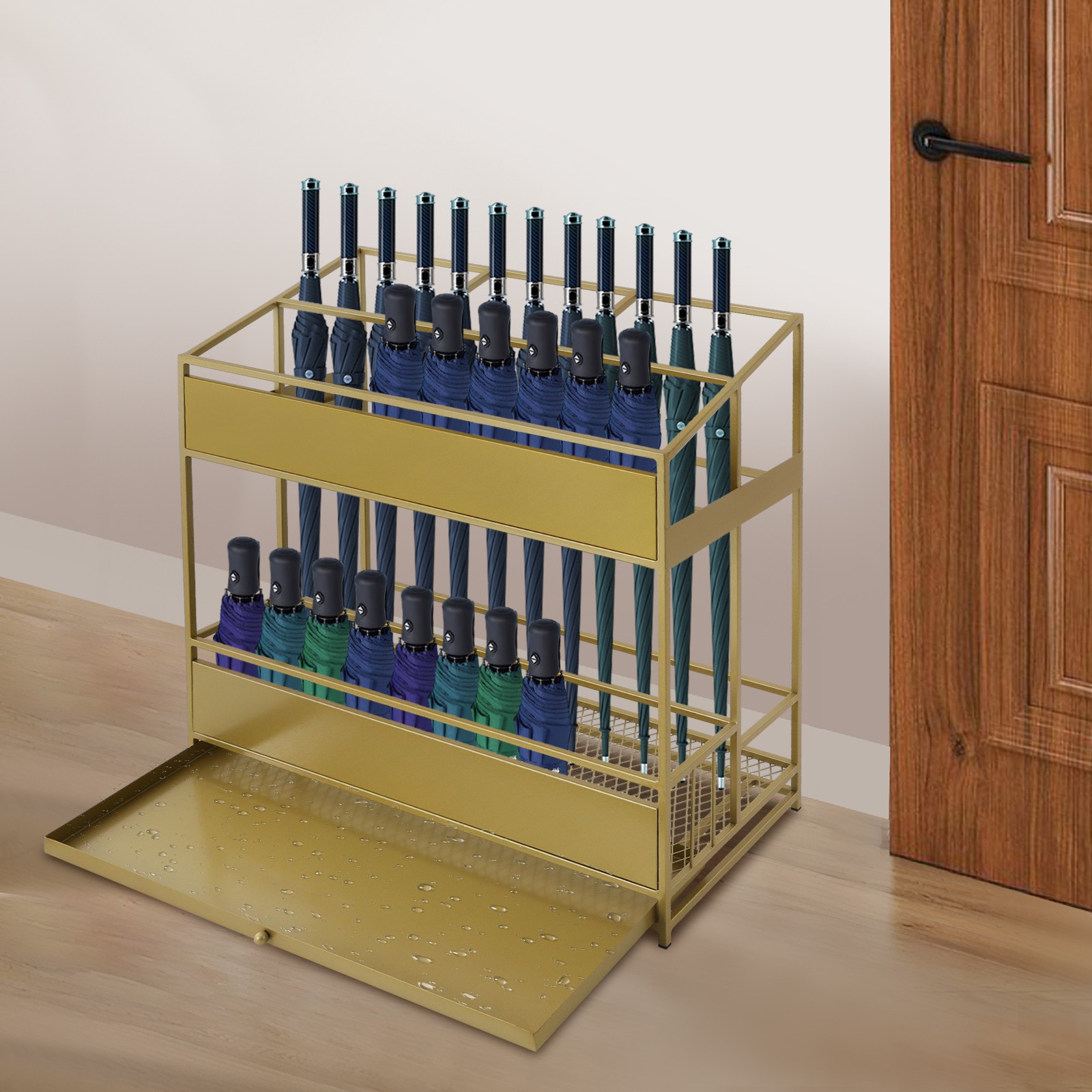 Umbrella Stand Rack Commercial Metal Umbrella Holder Entrance Umbrella Organizer