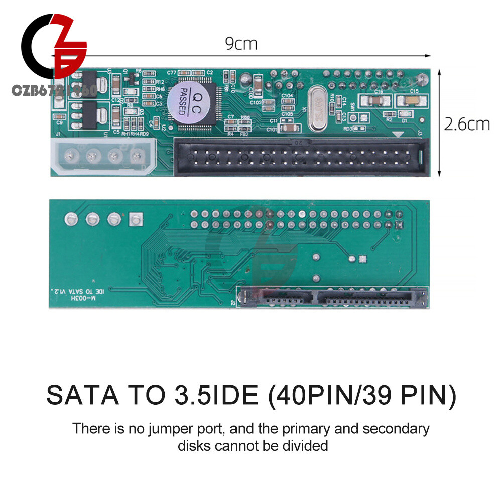 SATA to 3.5-inch IDE Interface Adapter 39PIN 40-pin Serial to Parallel Module