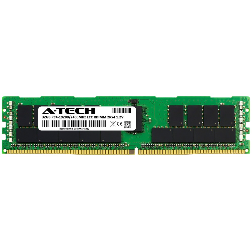 32GB 2Rx4 PC4-19200 ECC REG RDIMM (DELL 370-ACNS Equivalent) Server Memory RAM