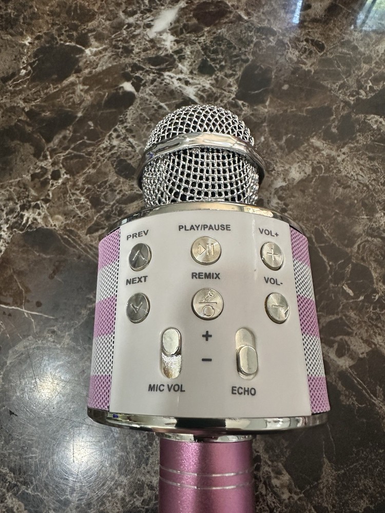 Hello Kitty Bluetooth Karaoke Microphone Wireless Speaker