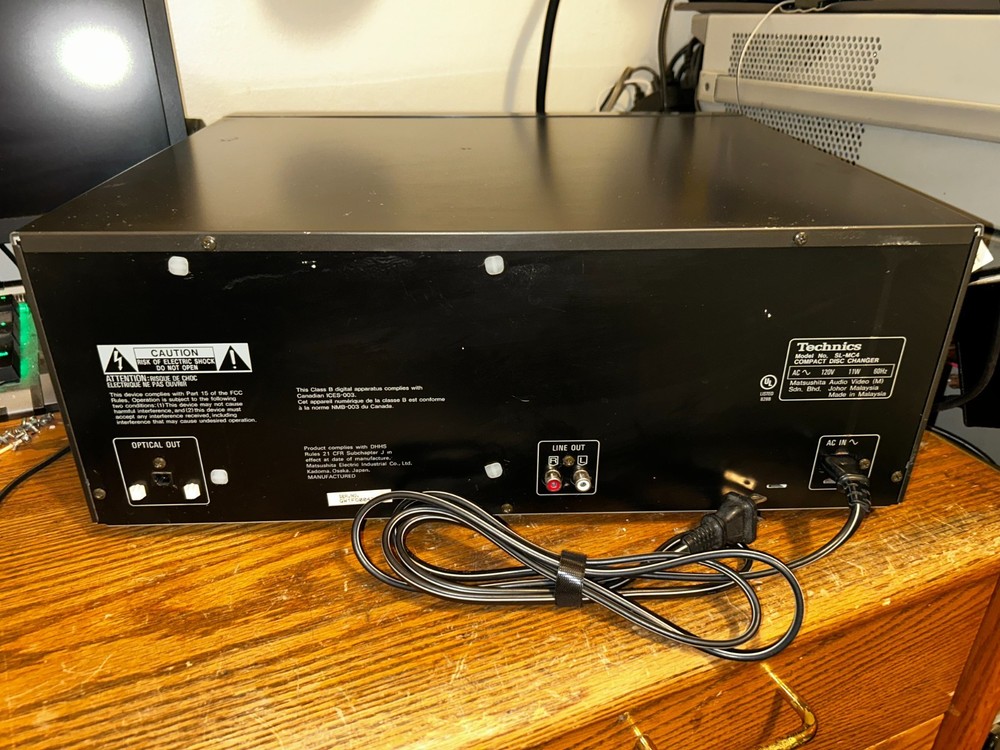 Working Technics SL-MC4 60+1 CD Changer Player MASH DAC