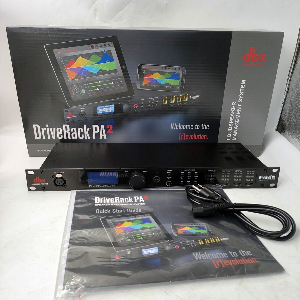 New DBX DriveRack PA2 Complete Loudspeaker Management System