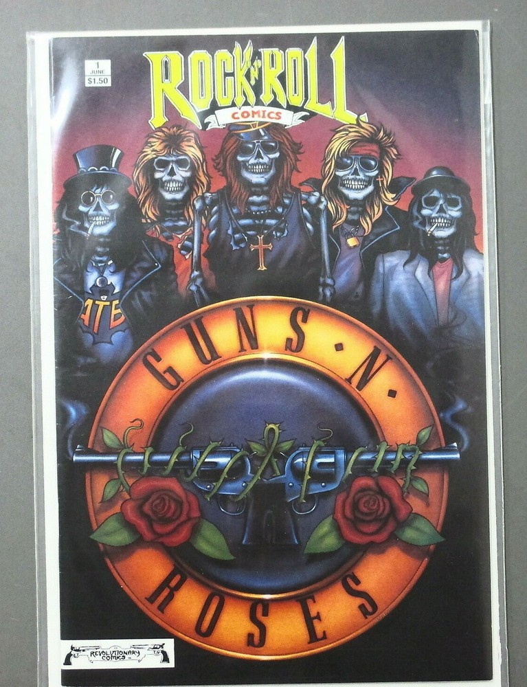 Guns n' Roses comic Rock n Roll Comics 1989 FIRST ISSUE! Second Printing !