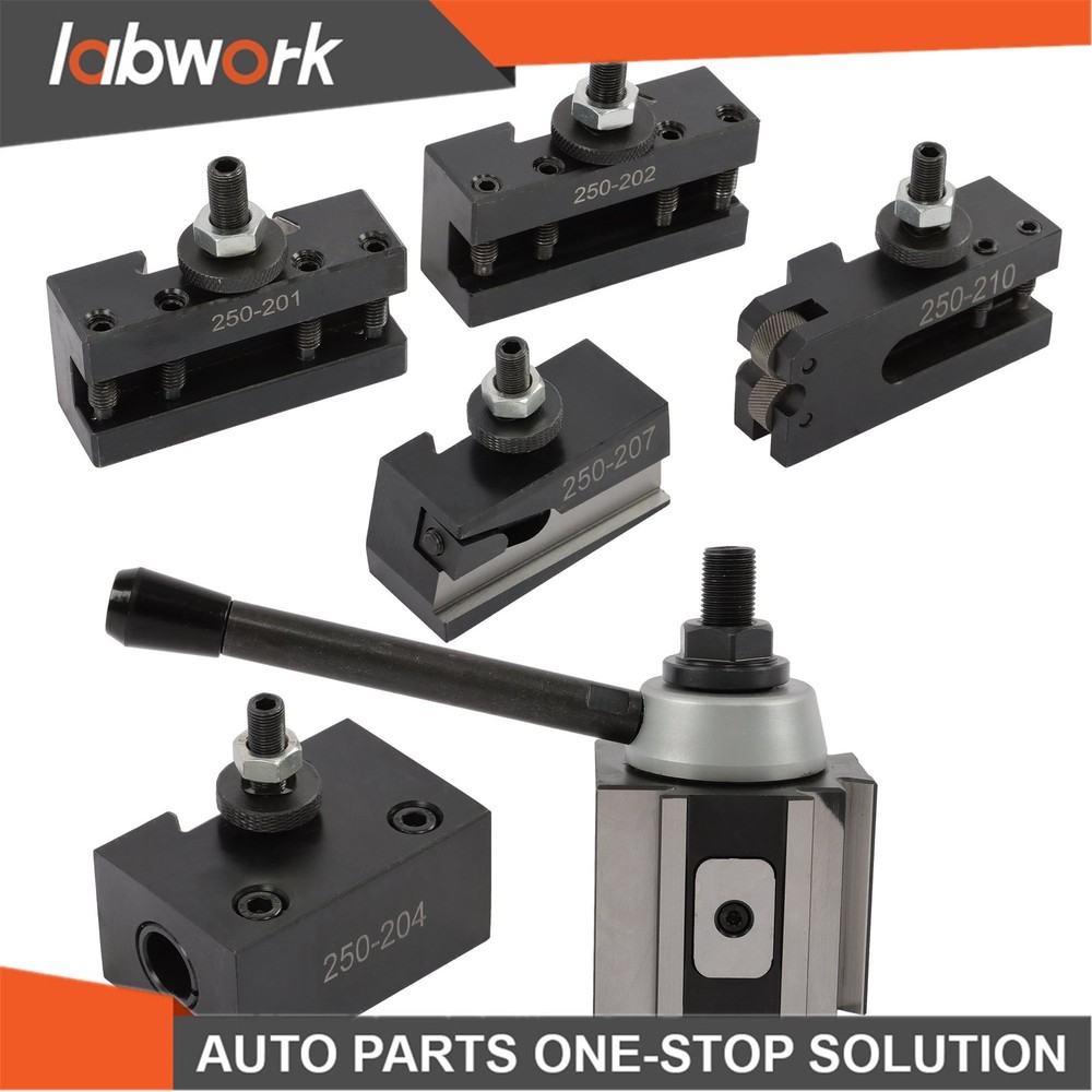 Labwork BXA Tool Post Set 250-200 Complete Quick Change System for Lathes