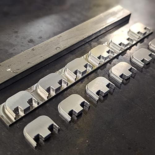 Milspin CNC Milled 3D Knockers Slide Back Plate (Butt Right Facing