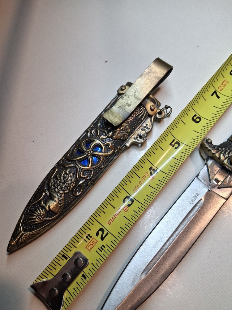 Blue dragon Athame dagger knife