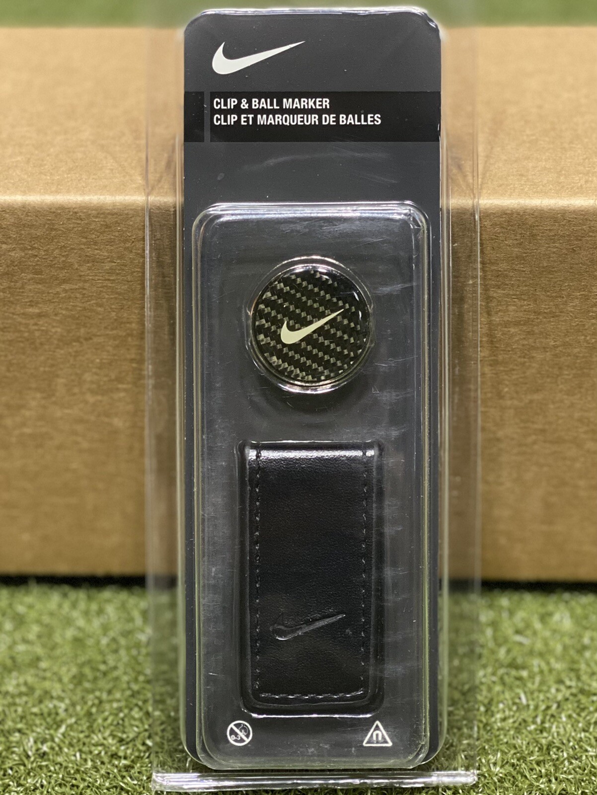 Nike Golf Money Clip and Ball Marker Gift Set BLACK New in Plastic #68144