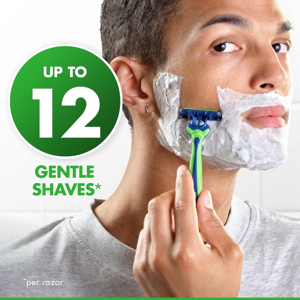 Sensor3 Sensitive Men's Disposable Razor, 12 Razors