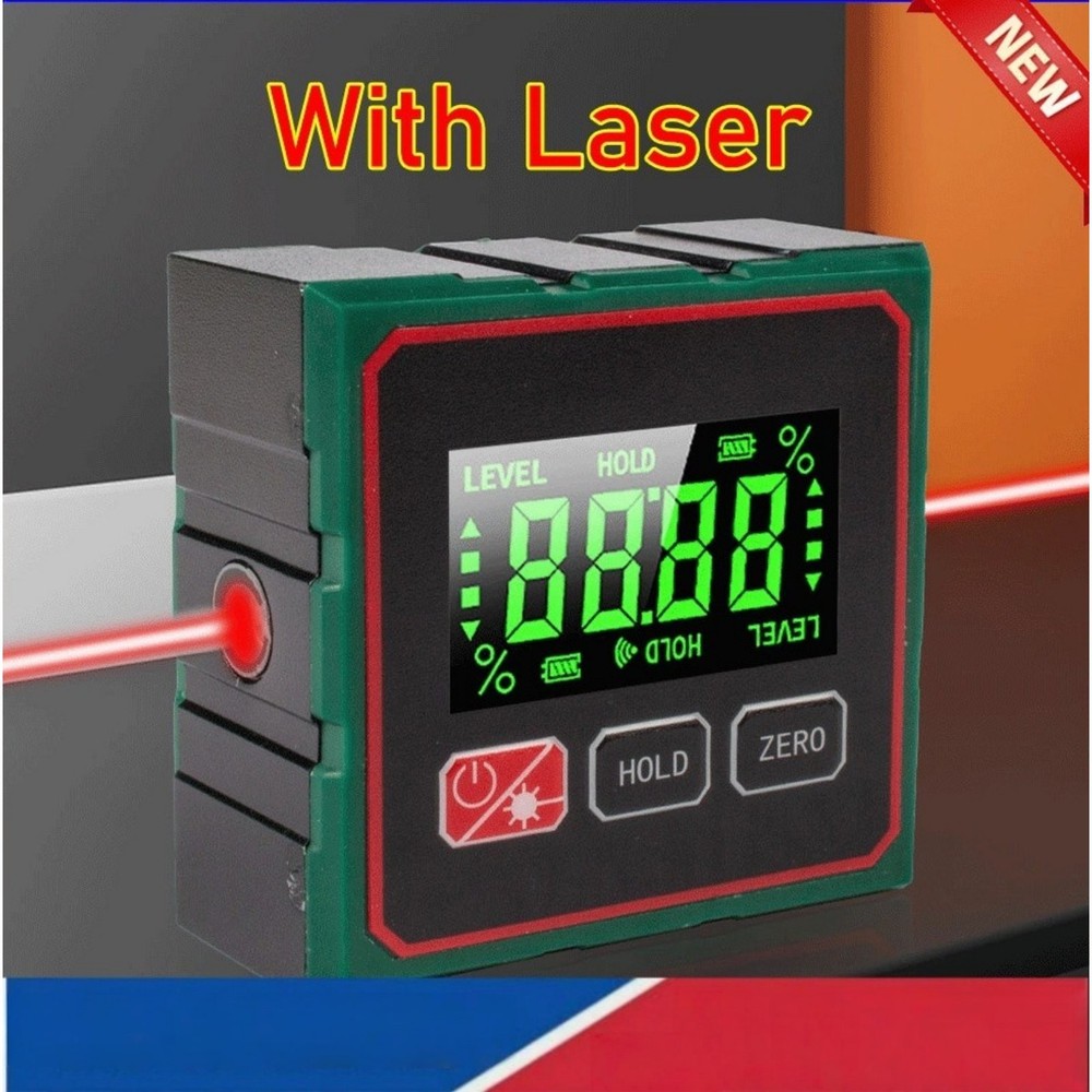 For DIY Projects Digital Inclinometer Electronic Laser Angle Gauge Accurate