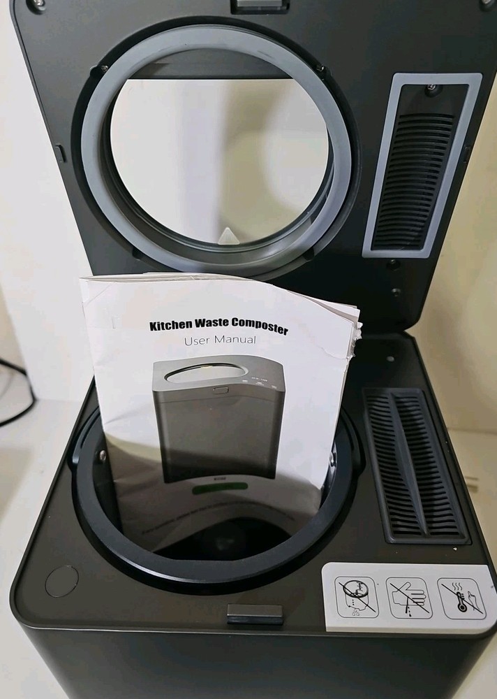 EC02 Electric Composter for Kitchen. Indoor 2.5L Countertop Compost Bin.