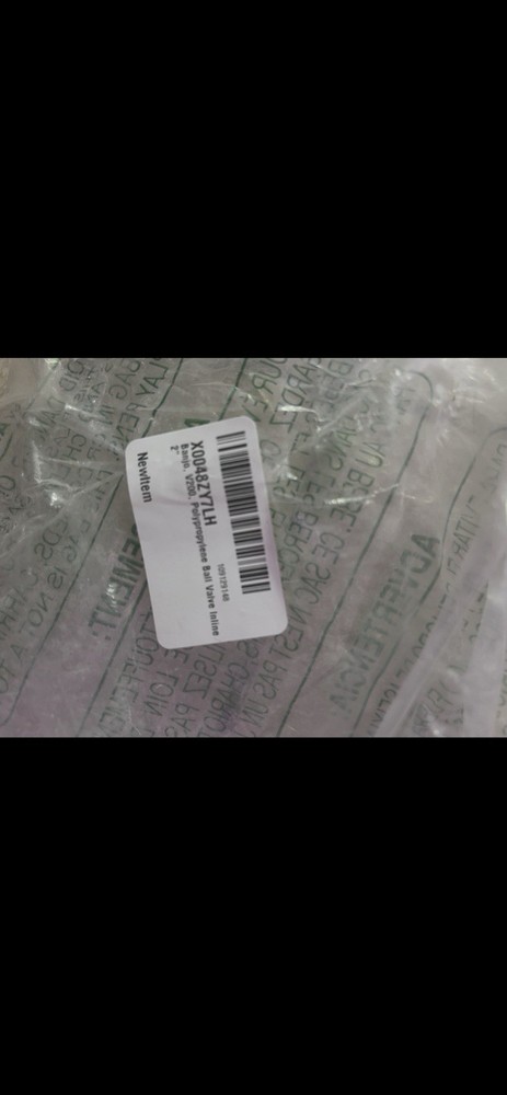 Banjo 2" V200 Polypropylene Ball Valve Inline 2"