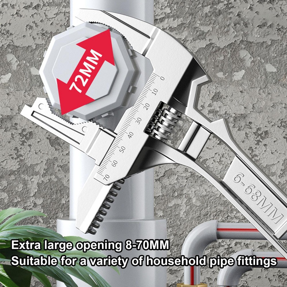 Multifunctional Wrench Universal Bathroom Kitchen Repair Tools Adjustable