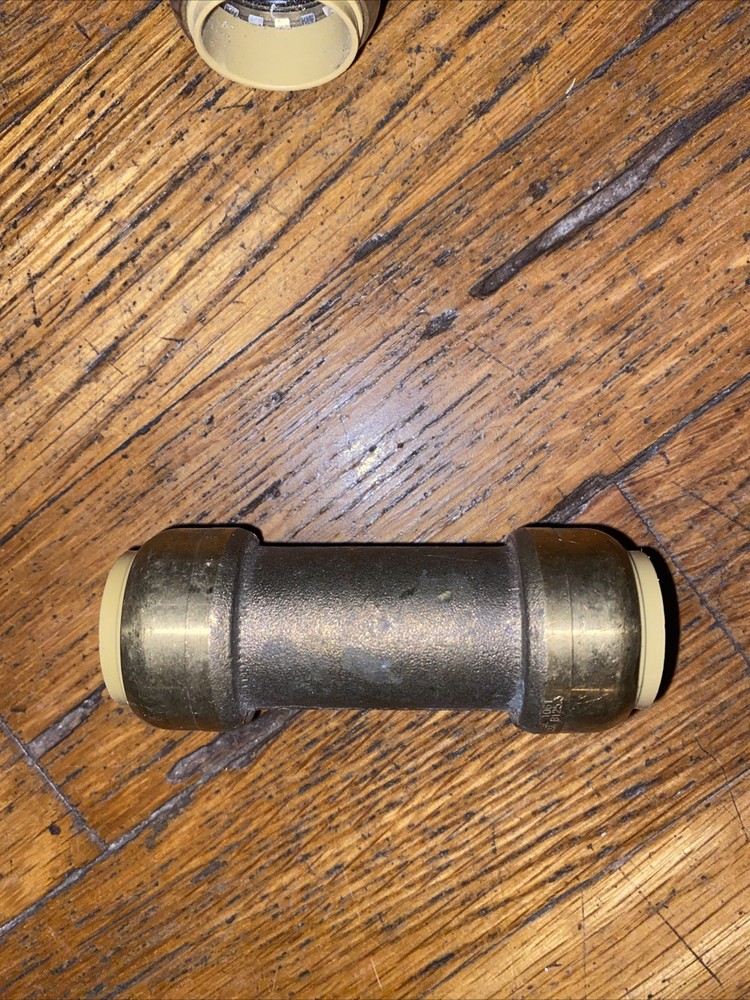Sharkbites: 3/4 90 , 3/4 coupling, 3/4 slip coupling