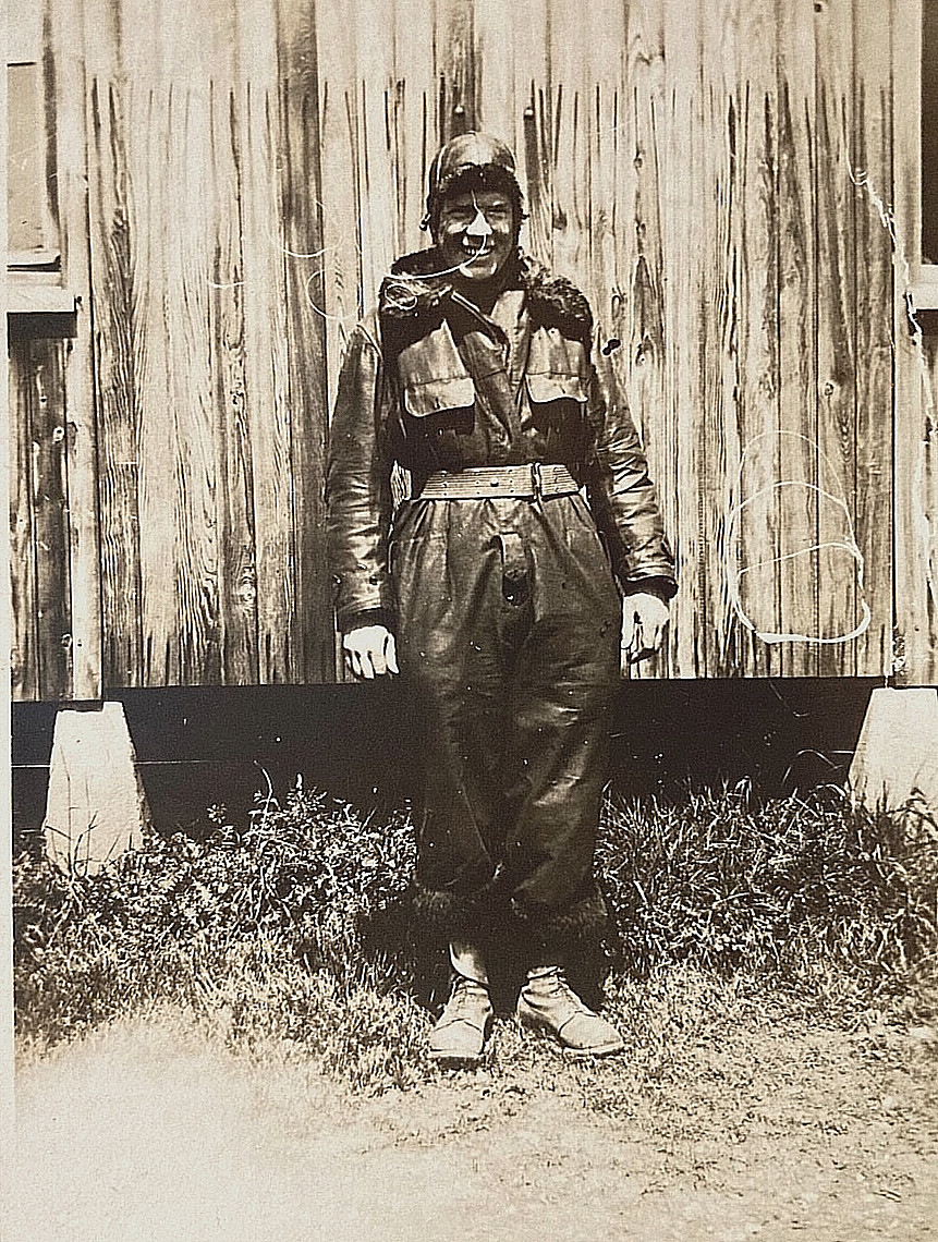 RARE! WW1 US AIR SERVICE 27th AERO SQN. PILOT LT. HARRY D SMITH (CASUALTY)PHOTO.