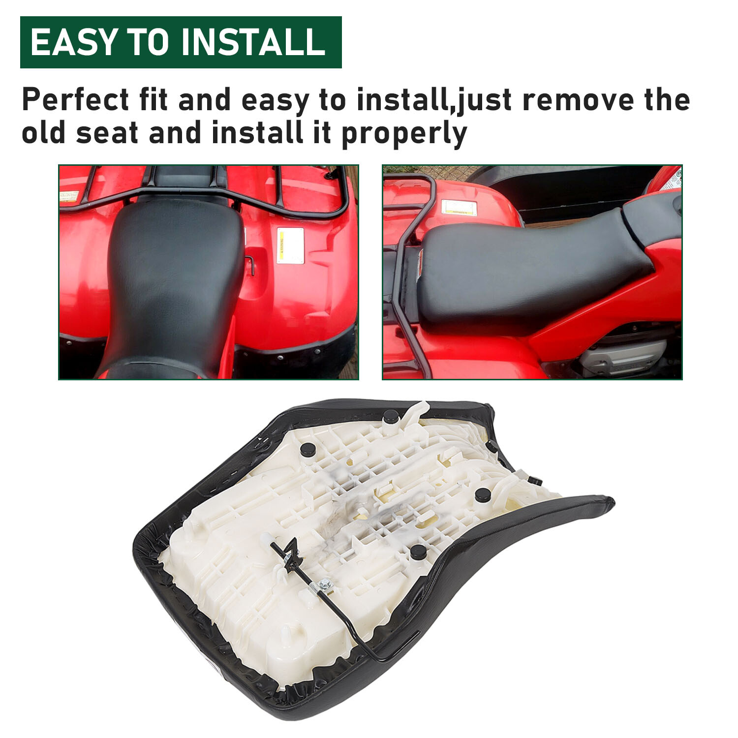 New! Complete Seat For Honda Recon 250 TRX250 TRX250TE TRX250TM 2x4 05-22 ATV