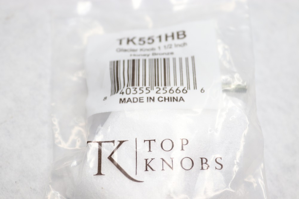 Top Knobs Rectangular Cabinet Knob From The Mercer 1-1/2" Long TK551HB