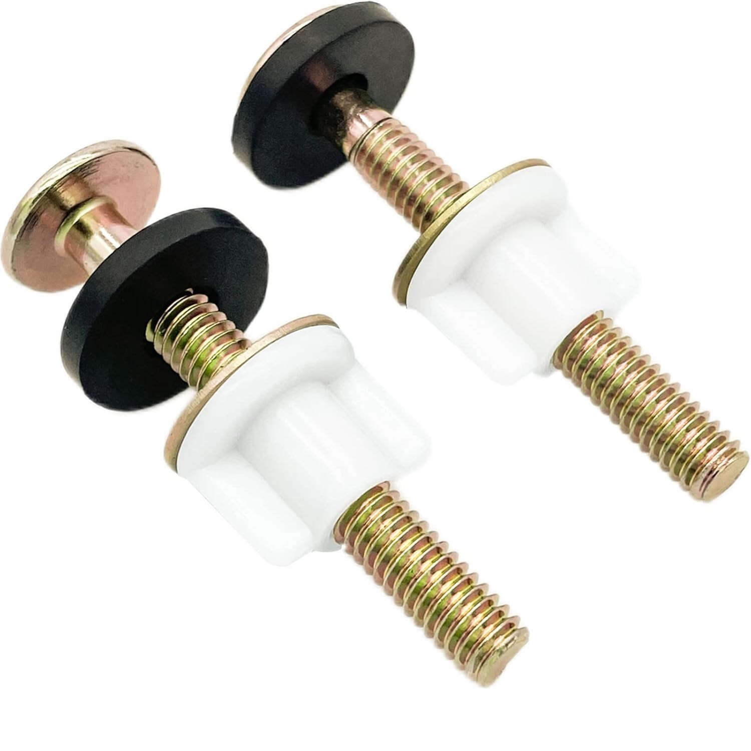 tBOETOADG 2Pcs Universal Toilet Seat Bolt and Screw Set Heavy Duty Toilet Sea...
