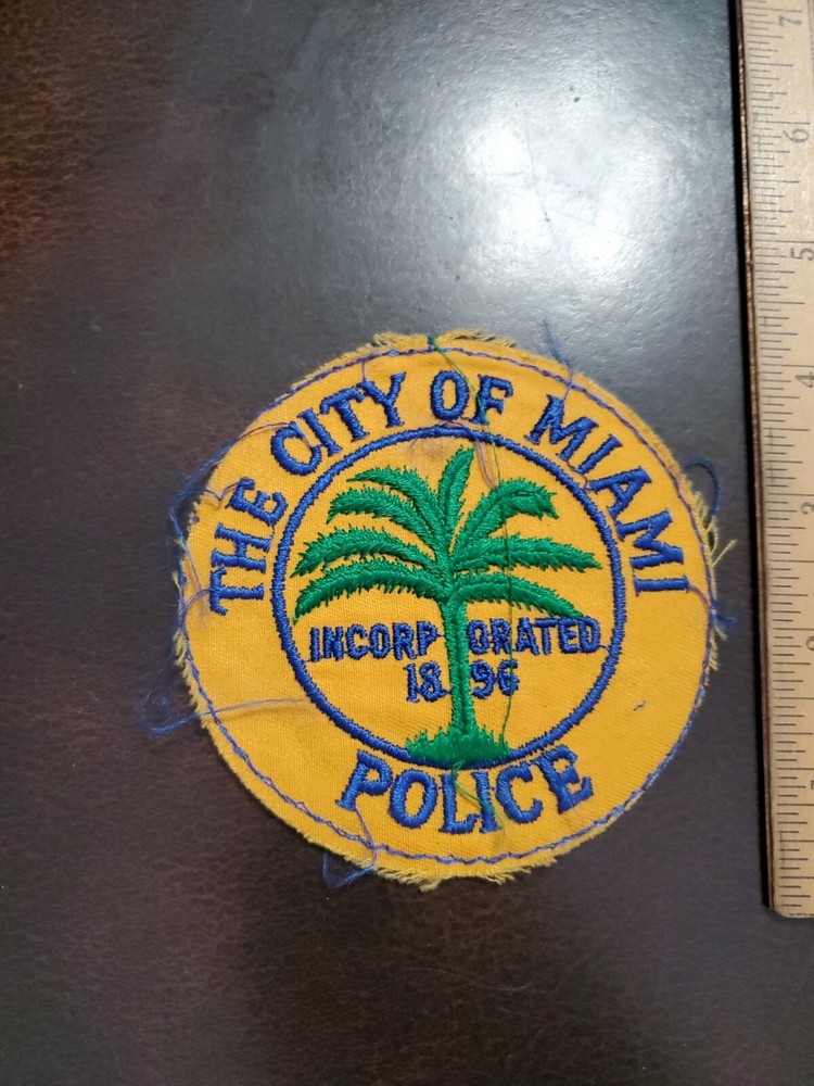 Vintage Miami City Lolice Patch