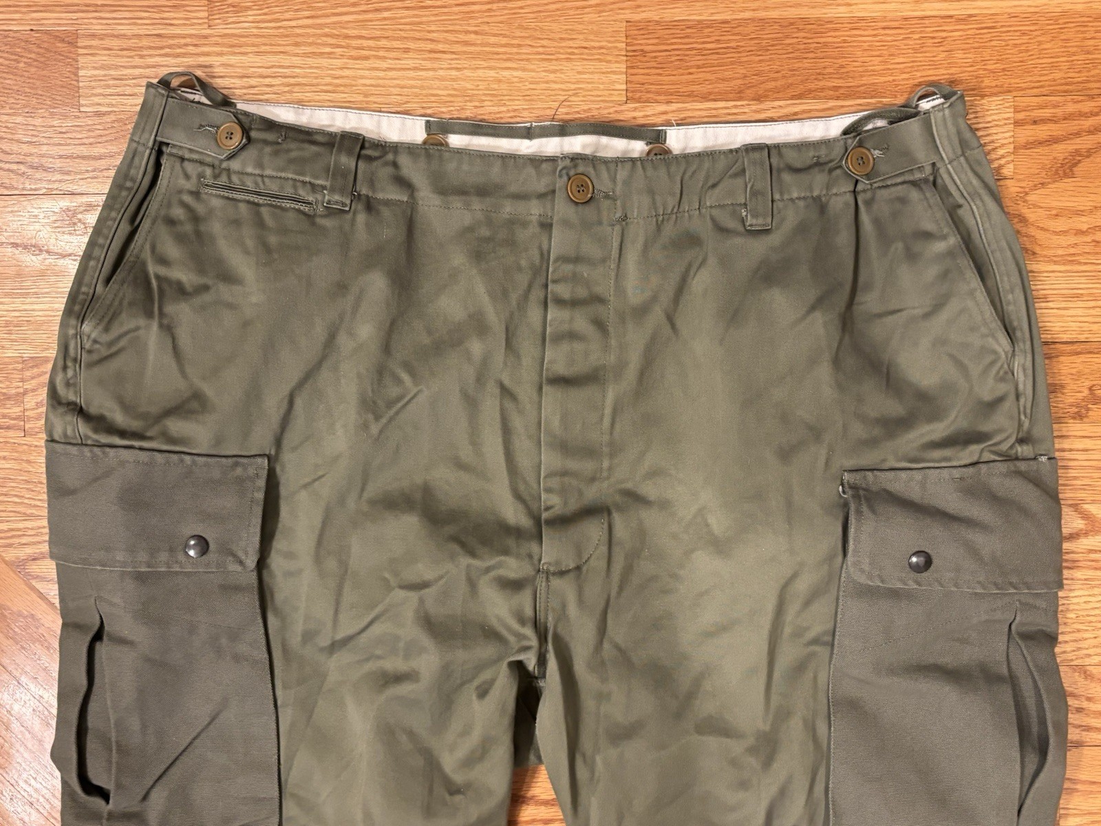 ATF At The Front 1943 Field Trousers Military Reproduction Cargo Pants Size 46 R