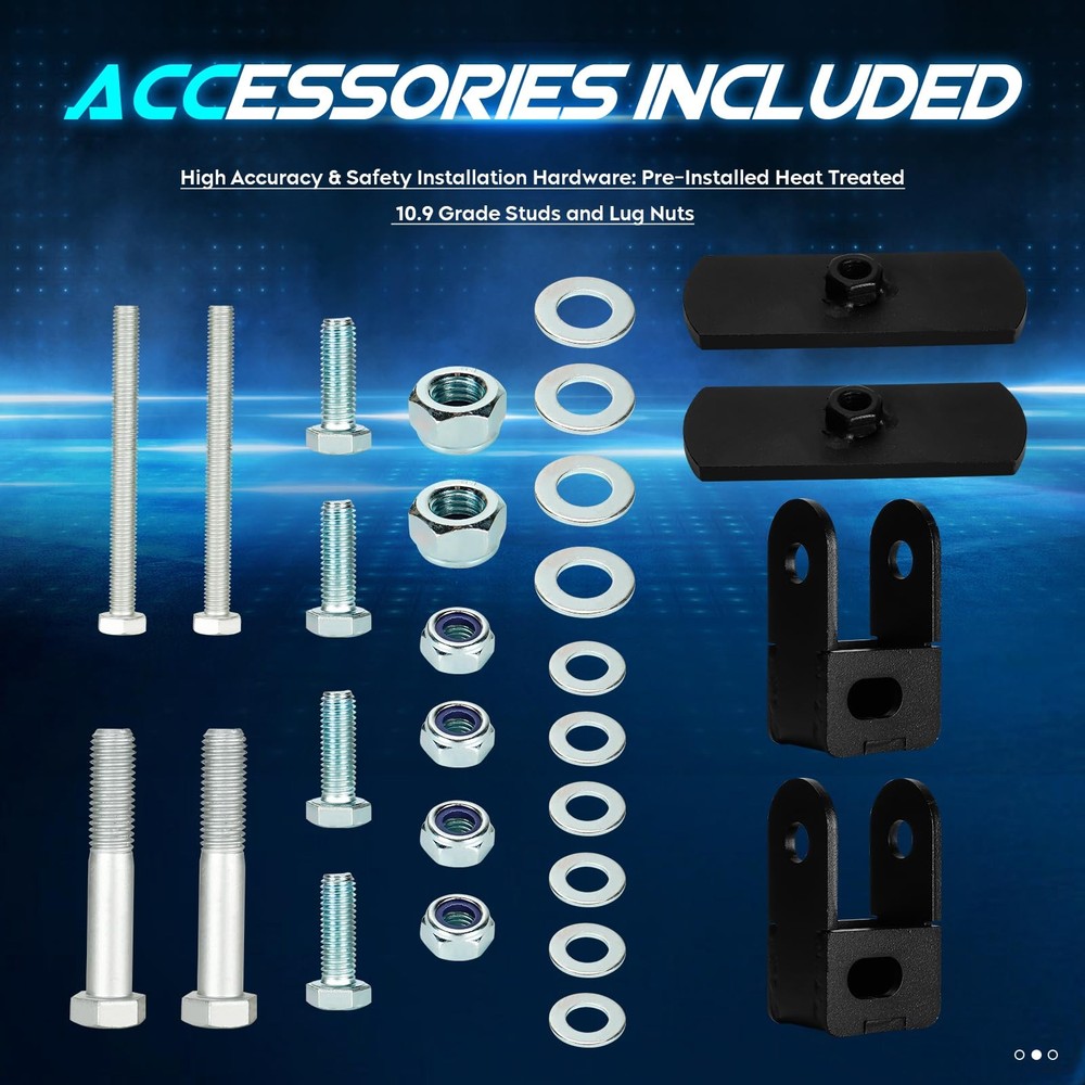 2" Front Leveling Lift Kit Compatible with 2014-2020 Ram Height