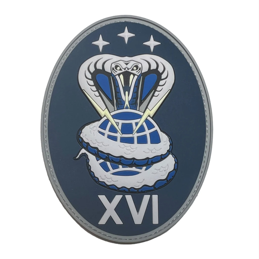 GENUINE U.S. SPACE FORCE PVC PATCH 16TH ELECTROMAGNETIC WARFARE SQUADRON WITH HO