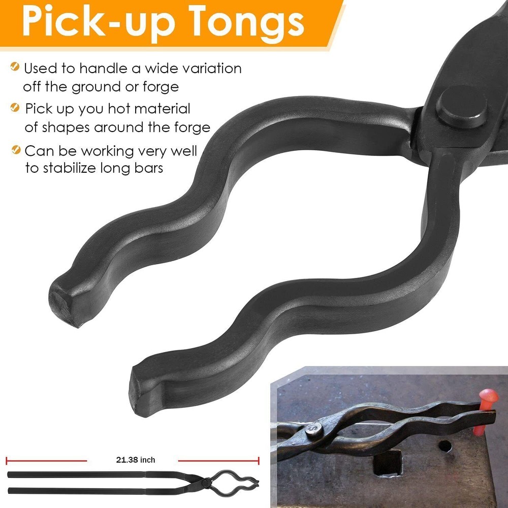 Blacksmith Tongs Set Expert Replacement Tongs/Blacksmith Starter Tool Hook Jig