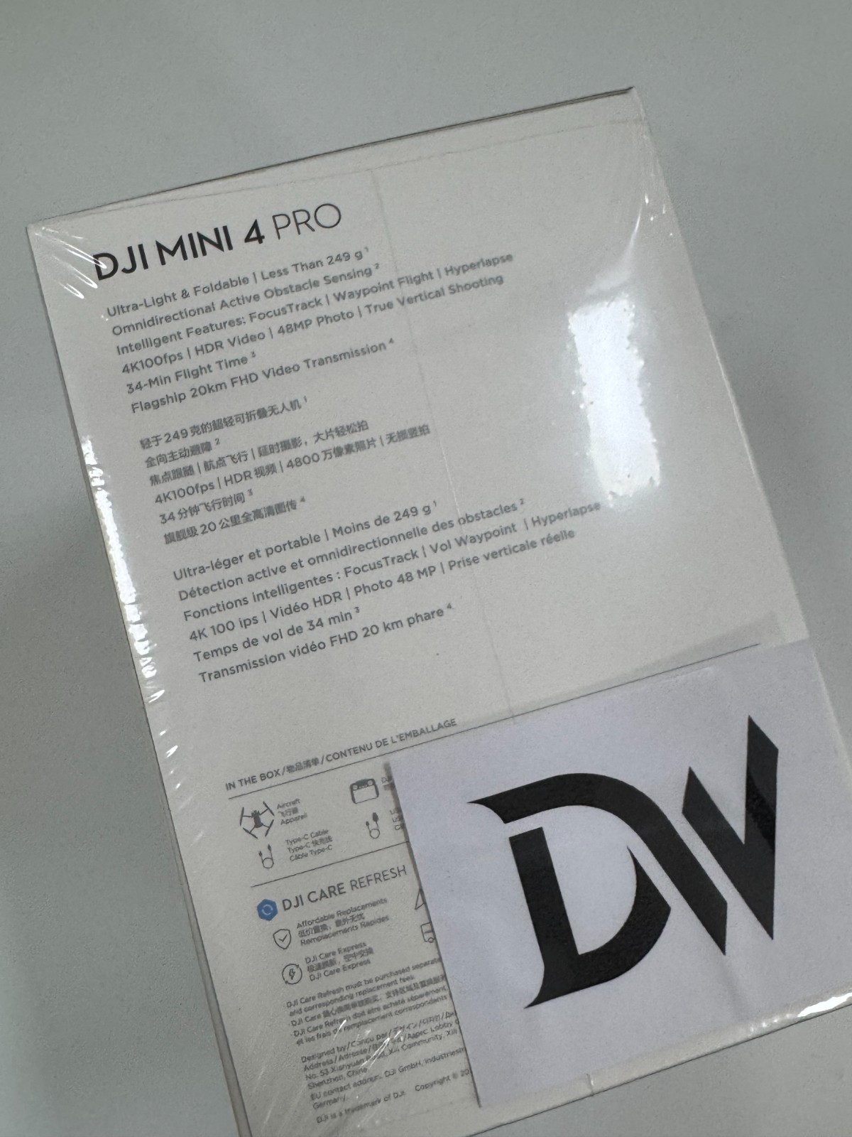 [NEW] [IN STOCK] DJI Mini 4 Pro Fly More Combo Drone (DJI RC 2 + 3 Batteries)