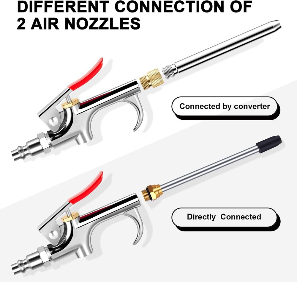 Pneumatic Blow Gun Nozzle Kit 13pc