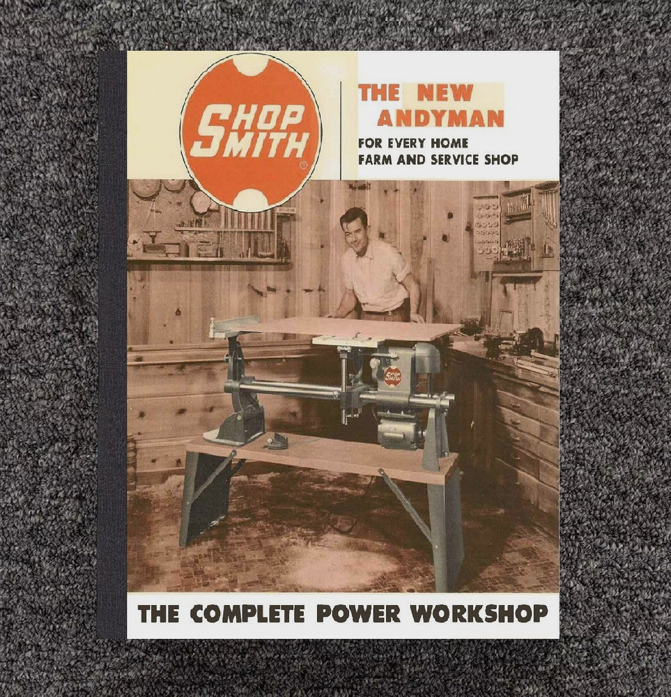 Complete Workshop Manual Fits SHOPSMITH The New Handyman Dated