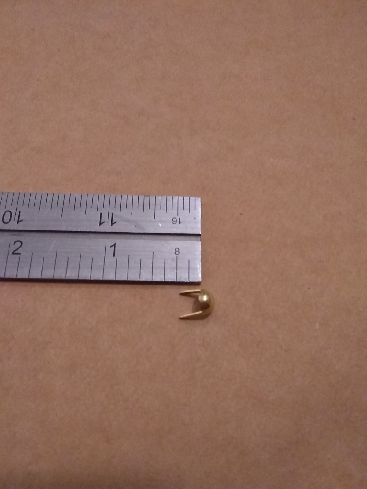 1/4" Solid Brass Round Spots / Studs For Leather (Pack Of 250)