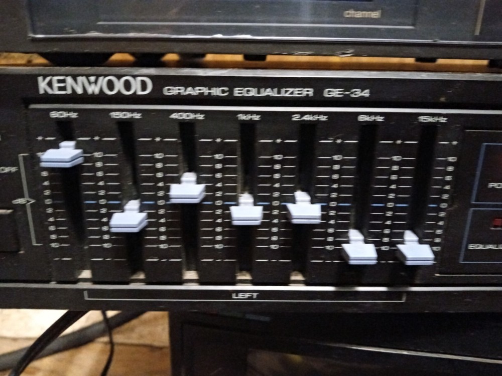 Kenwood graphic equalizer GE- 34